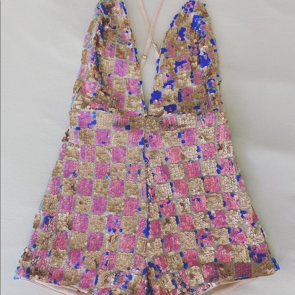 Forever 21 sequin romper